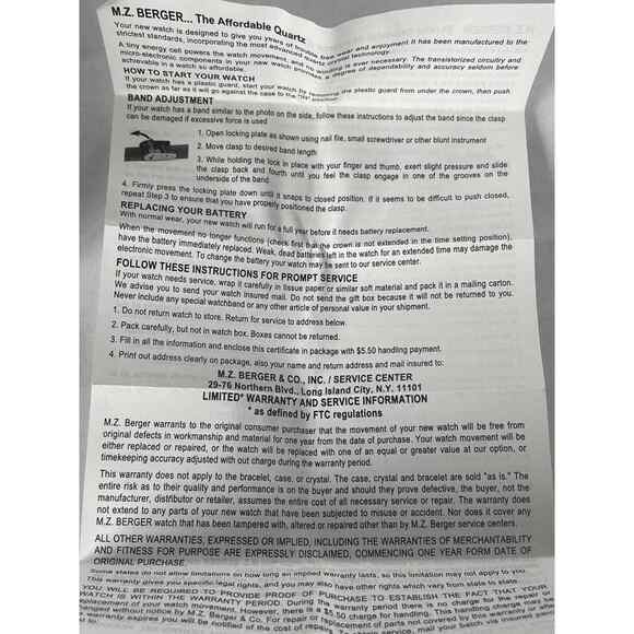 Mickey Mouse Watch NEW in Box Disney Watch by MZ Berger - Picture 11 of 12